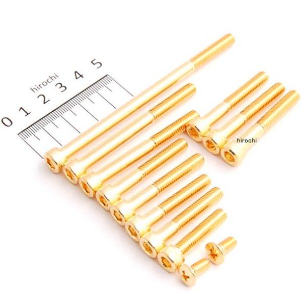 271835 ポッシュ POSH クランクケースカバーネジセット モンキー12V 24金クローム