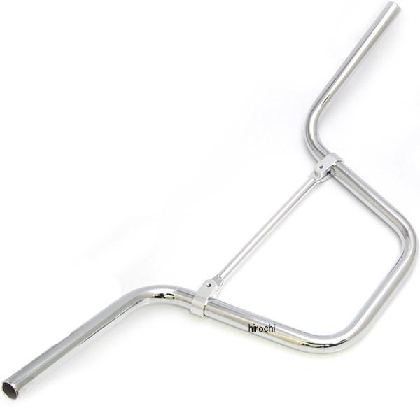 272225-A ポッシュ POSH レーシングハンドル タイプ225 ハイポジション アルミブレース付き 93年-07年 モンキー、ゴリラ クローム