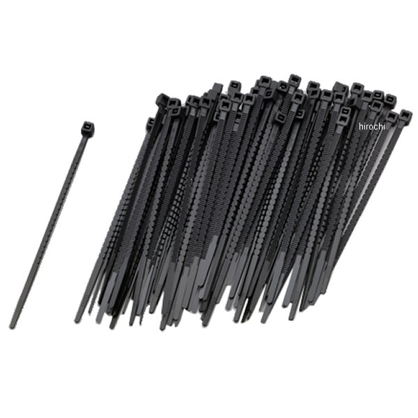 27453 デイトナ 手でちぎれる結束バンド 102mmｘ2.8mm 黒