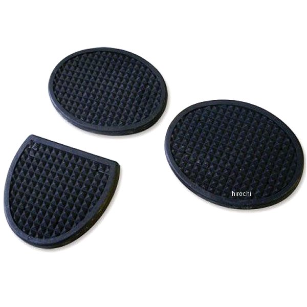 28-0301 ガッツクローム ロッカークラッチ用パッド 黒 3個入り