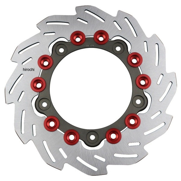 4580425074122 シフトアップ フロントウェーブディスクローター220mm 純正サイズ ホンダ スモークチタン/レッド