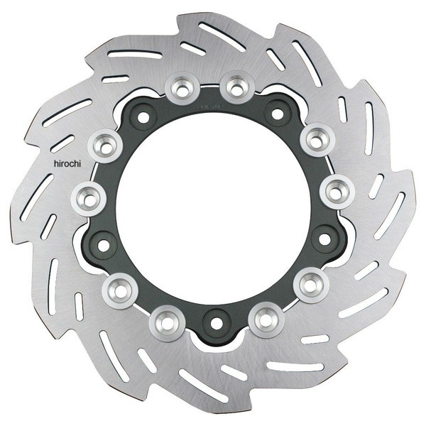 4580425075495 シフトアップ フロントウェーブディスクローター220mm 純正サイズ ホンダ スモークガンメタ/シルバー