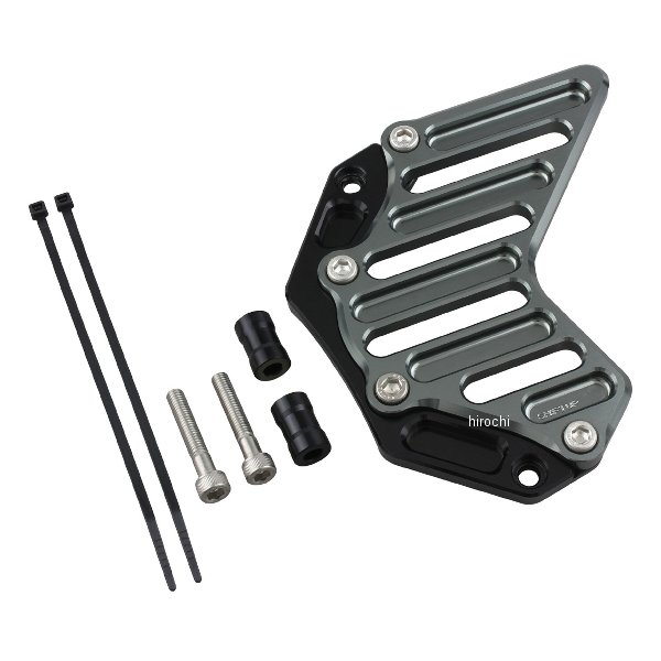 290201-69 シフトアップ ビレットスプロケットカバー モンキー125、CT125 ハンターカブ、DAX129、GROM ブラック／ガンメタ
