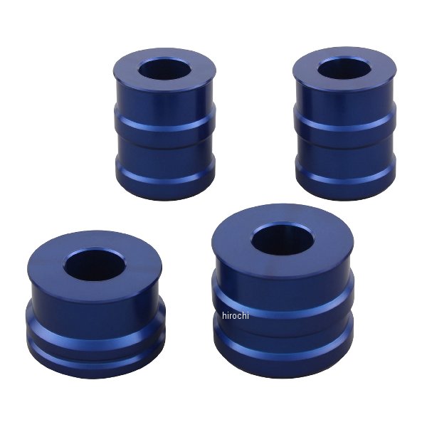 290385-01 シフトアップ アクスルカラー フロント＆リヤセット DAX130、GROM ブルー