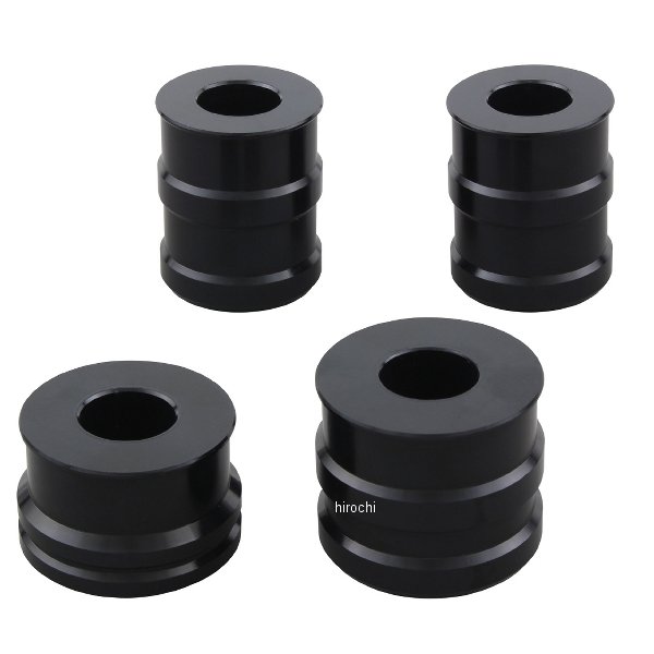 290385-06 シフトアップ アクスルカラー フロント＆リヤセット DAX134、GROM ブラック