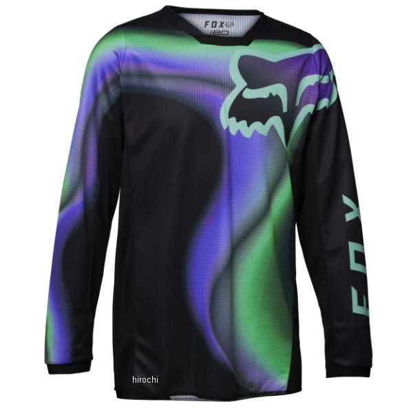 29713-001-YL フォックス FOX  ユース ジャージ 180 トキシック 黒 YLサイズ