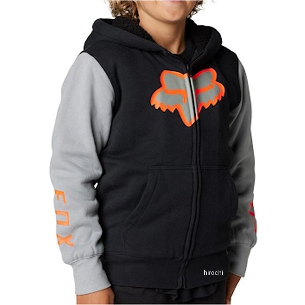 29964-001-YM フォックス FOX ユース フーディー リード シェルパ フリース 黒 Mサイズ