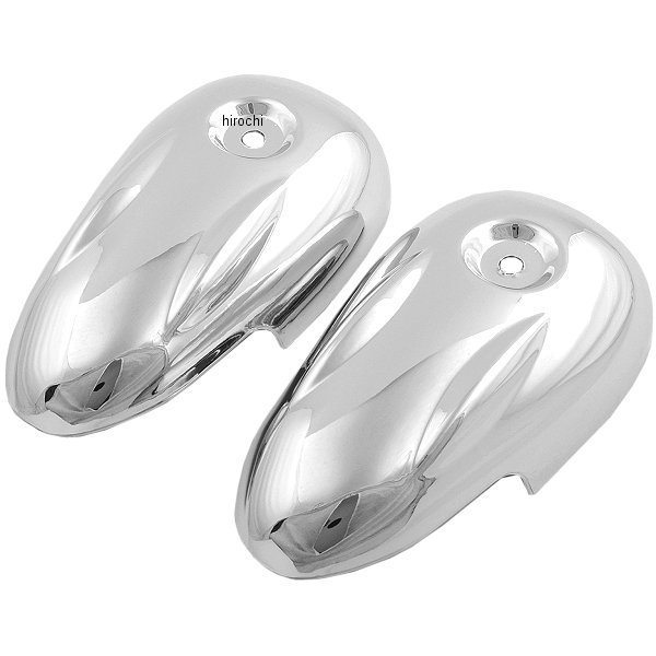 300910 NBS バイクパーツセンター フロントフォークサイドカバー ビーノ (5AU、SA10J) メッキ 2個入り
