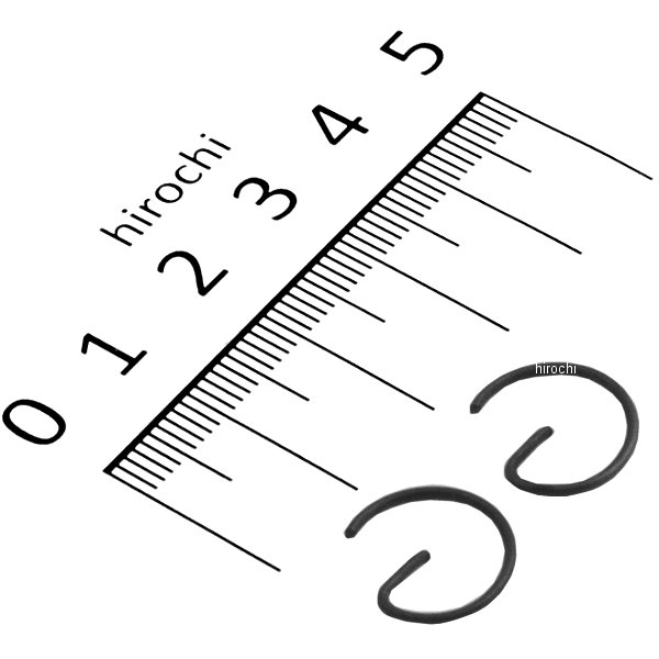 301125 NBS バイクパーツセンター 補修用ピストンクリップ スーパーディオ (AF27/28)