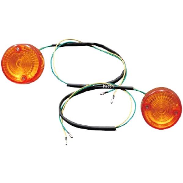 302806 NBS バイクパーツセンター フロントウィンカーセット スーパーカブ STD、DX オレンジ