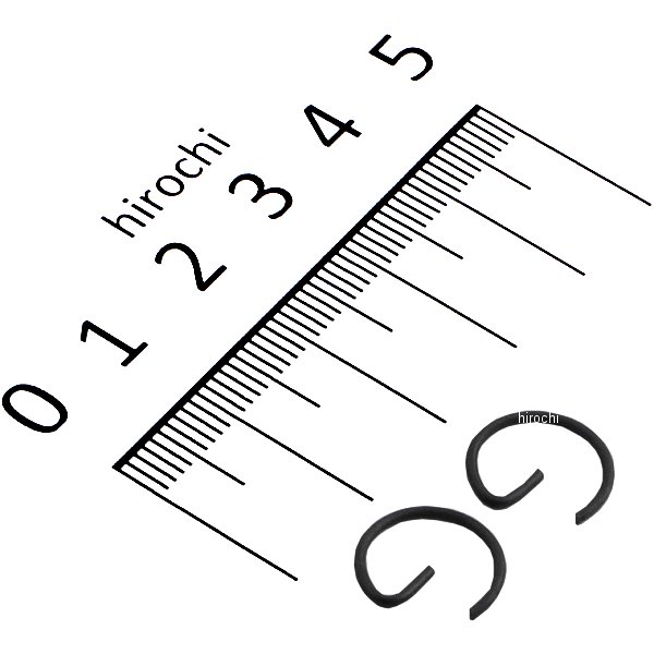 308026 NBS バイクパーツセンター 補修用ピストンクリップ ジョグ (3KJ)