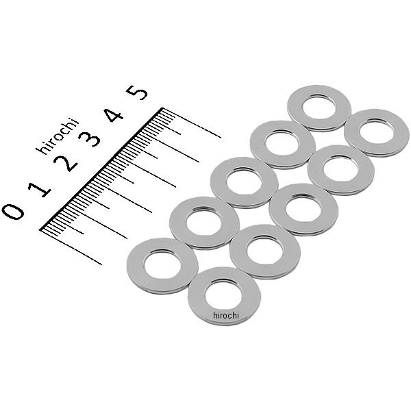 300108 ポッシュ POSH メカニックユース カラーセット 厚さ1mm 内径8mm 外径16.5mm 10個入り