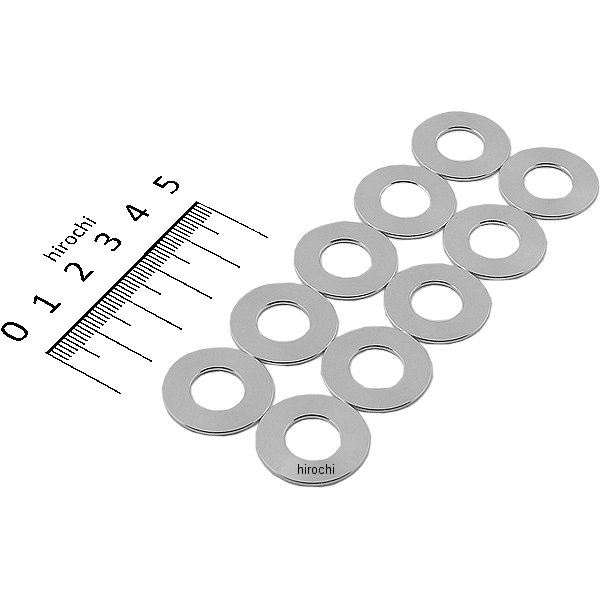 300110 ポッシュ POSH メカニックユース カラーセット 厚さ1mm 内径10mm 外径21.6mm 10個入り