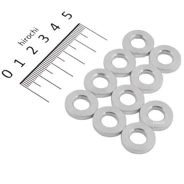 300308 ポッシュ POSH メカニックユース カラーセット 厚さ3mm 内径8mm 外径16.5mm 10個入り