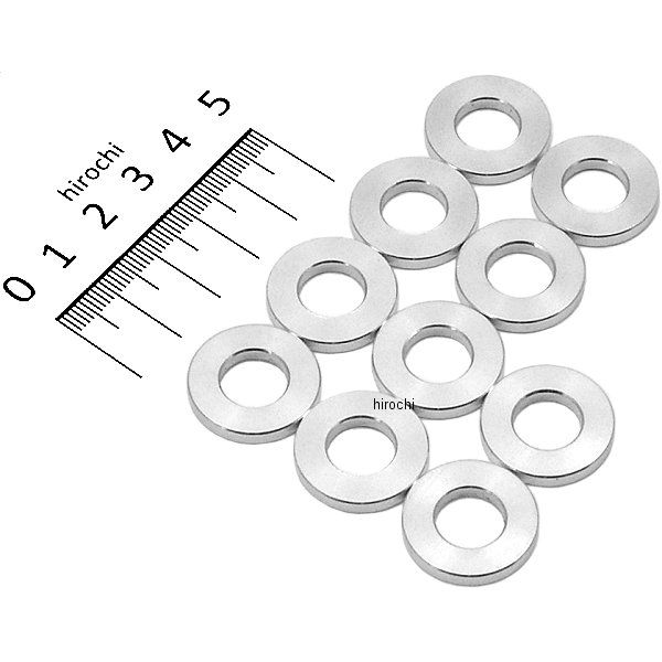 300310 ポッシュ POSH メカニックユース カラーセット 厚さ3mm 内径10mm 外径21.6mm 10個入り