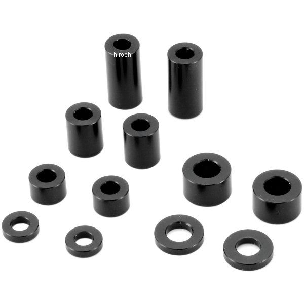 300810-06 ポッシュ POSH メカニックユースユニバーサルカラーセット M10 t=8mm 黒 10個