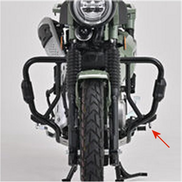 30095 デイトナ 補修用 エンジンガード 左 単品 33820