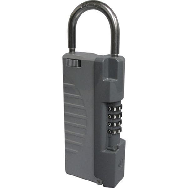 302104 107-0958 キーストックハンディ キーストック-4 182×65×34mm 可変式ダイヤル錠