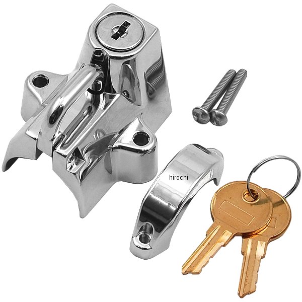 303-1513 キジマ ヘルメットロック 22mm-32mm バー用 クローム