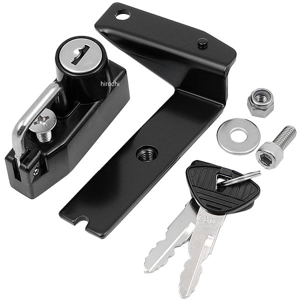 303-1564 キジマ ヘルメットロック ニンジャ250SL 黒仕上げ 1個