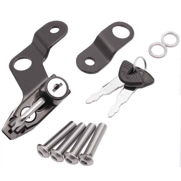 303-1567 キジマ ヘルメットロック 08年以降 GSX1300R ハヤブサ 黒塗装 1個