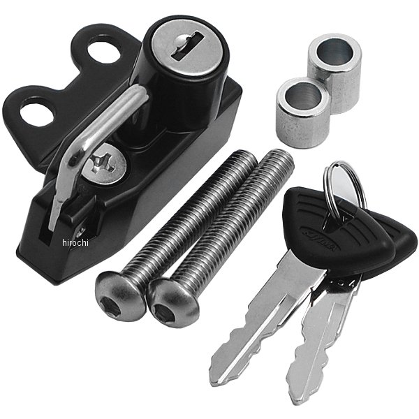 303-1568 キジマ ヘルメットロック 92年-08年 CB750 黒塗装 1個