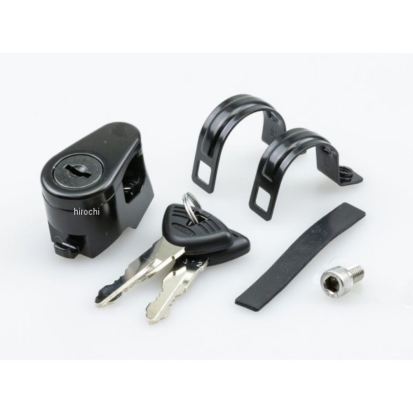 303-1624 キジマ ヘルメットロック クランプホルダー BK 22.2/25.4mm