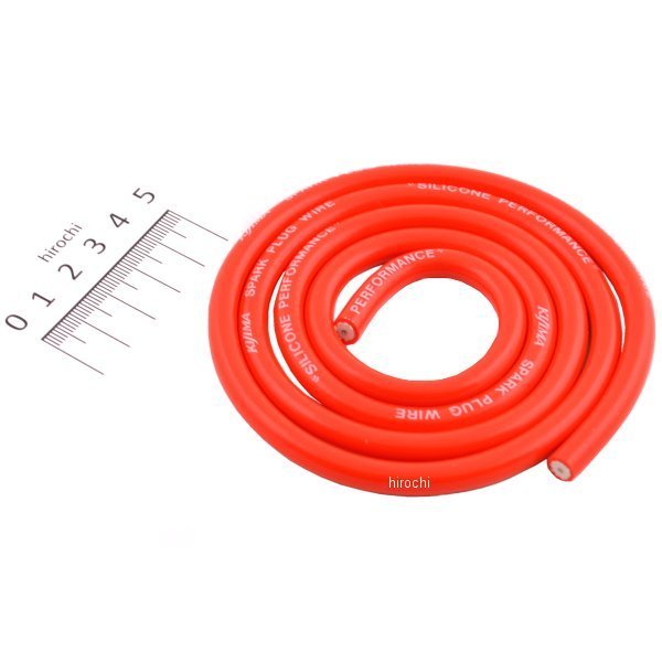 304-4101R キジマ シリコンコード 汎用 赤 7mm x 1m