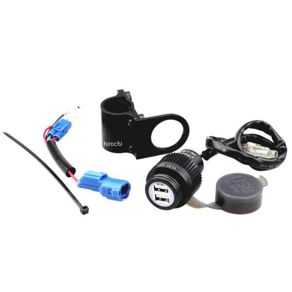 304-6302 キジマ USBポートキット ツイン 20年 CT125 トータル DC5V/4A