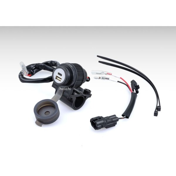 304-6307 キジマ USBポートKIT ツイン タイプA/C 18W ホンダ NX400/400X