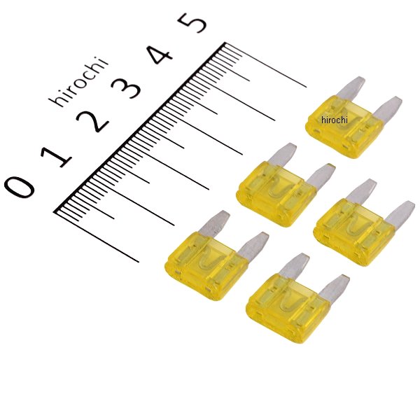 304-7110 キジマ ヒューズ ミニ平型20A 5個入り