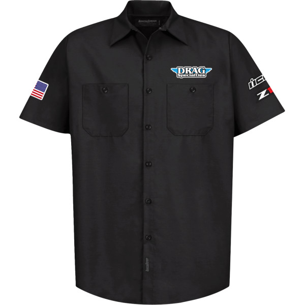 3040-3477 スロットルスレッズ スロットル THREADS SHIRT DRAG HOUSE 25 ブラック 3XL