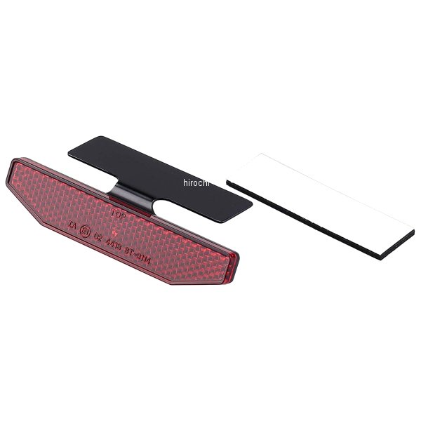 305-2152 キジマ リフレクター スリム3 貼付け式ステータイプ 黒