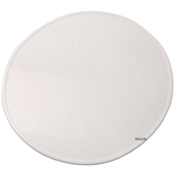 305-3521 キジマ ゼッケンプレート オーバルタイプ 白 1枚入り