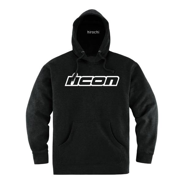 3050-7455 アイコン ICON 2026年春夏モデル HOODIE CLASICON ブラック L
