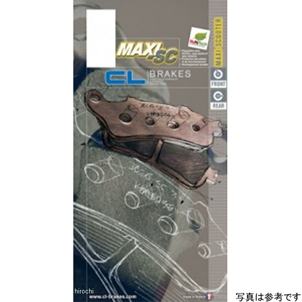 3068-MSC ザム XAM CLブレーキパッド リア マキシススクーター 03年以降 KYMCO