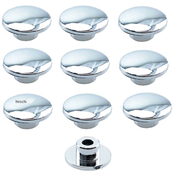 307-0841 キジマ ヘッドプラグ M6キャップボルト用 メッキ 10個入り