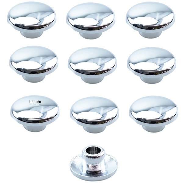 307-0843 キジマ ヘッドプラグ M10キャップボルト用 メッキ 10個入り