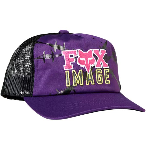 30760-177-OS フォックス FOX ユース ハット スナップバック バーブワイヤー ウルトラバイオレットパープル フリーサイズ