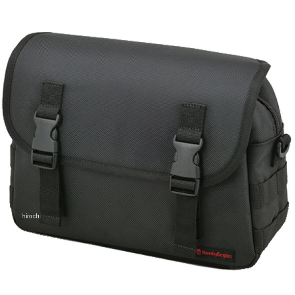 30818 ヘンリービギンズ HenlyBegins DHS-23 サドルバッグ 6L 黒