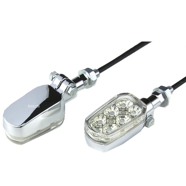 313814 NBS バイクパーツセンター 汎用LEDブリリアントウインカー クリア