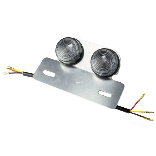 313853 NBS バイクパーツセンター テールライト 汎用 ツインタイプ クリア