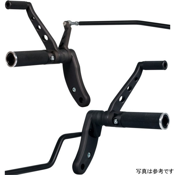 31-75-141 サンダーバイク フォワードコントロールキット Base Rubber 99年-17年 ダイナ 黒