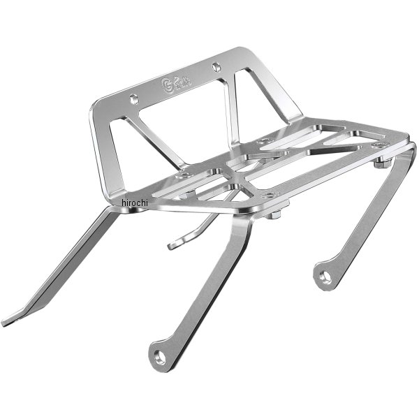 31162 Gクラフト アルミビレットフロントキャリア モンキー、ゴリラ シルバー