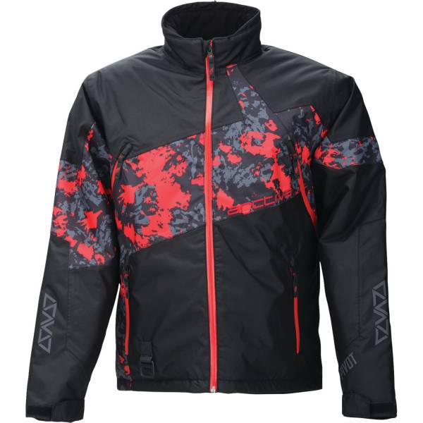 3120-2136 アクティバ Arctiva PIVOT7 ジャケット黒/赤 2XL