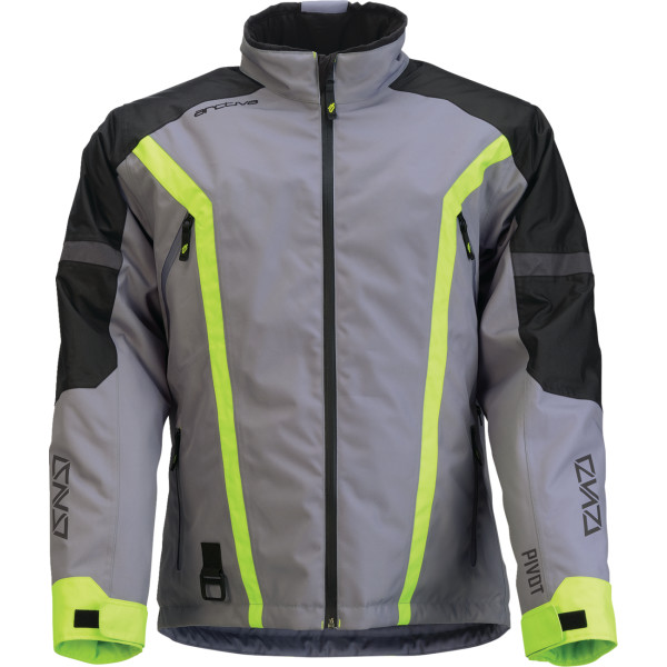 3120-2158 アクティバ Arctiva ジャケット PIVOT 8 GRAY/HI-VIZ LG