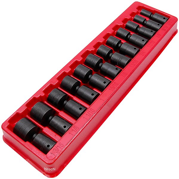 312IPL スナップオン Snap-on シャロースイベル インパクト ソケット 6ポイント 12個 セット