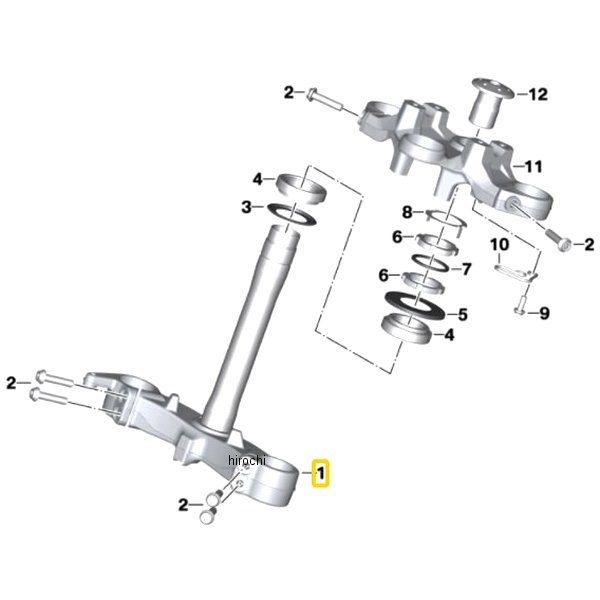 31428565019 BMW純正 代替_ロア フォーク ブリッジ