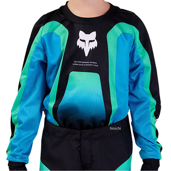 31431-013-KS フォックス FOX ジャージ 180 キッズ バラスト 黒/青 KSサイズ