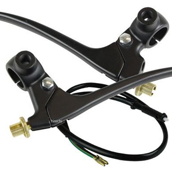 32-69840-SR GOODS グッズ オールドホンダスタイルレバーセット 88年-00年 SR500、SR400 黒